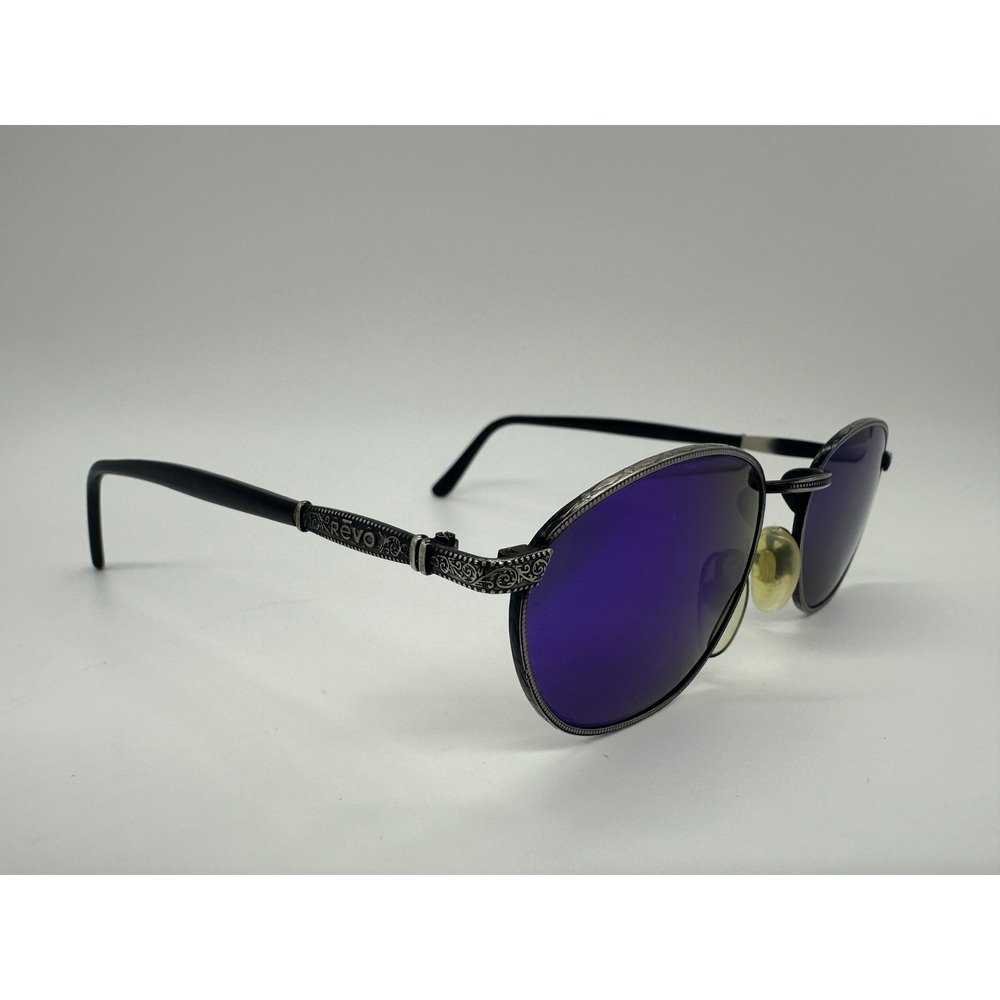 Vintage Revo H2O Sunglasses‎ Tiburon Gunmetal Silver/Black 1208